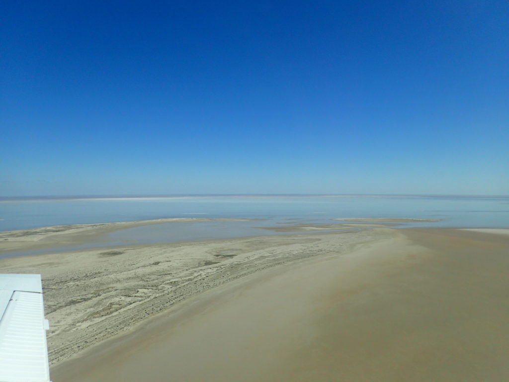 South end of Lake Eyre. 